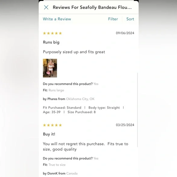 Seafolly NWT Sz 10 (US) gorgeous eyelet bandeau (w/strap) & hi-waist bikini - Picture 15 of 15